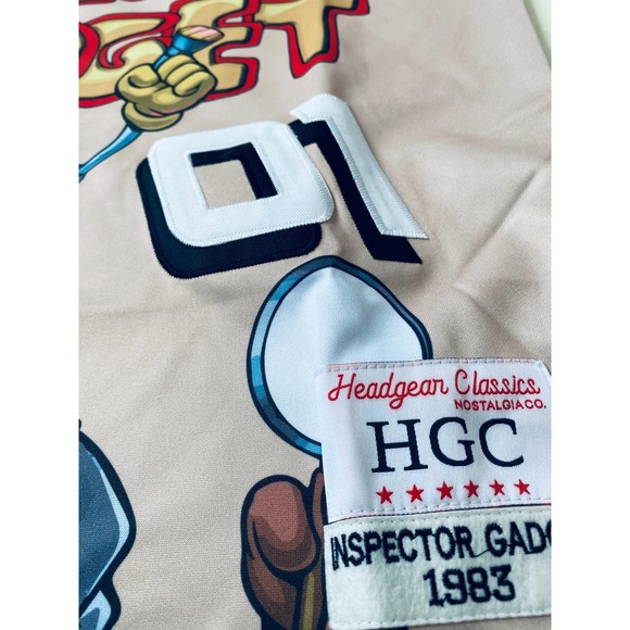 Inspector Gadget Men's Headgear Classics Premium Embroidered Basketball Jersey - Picture 3 of 4